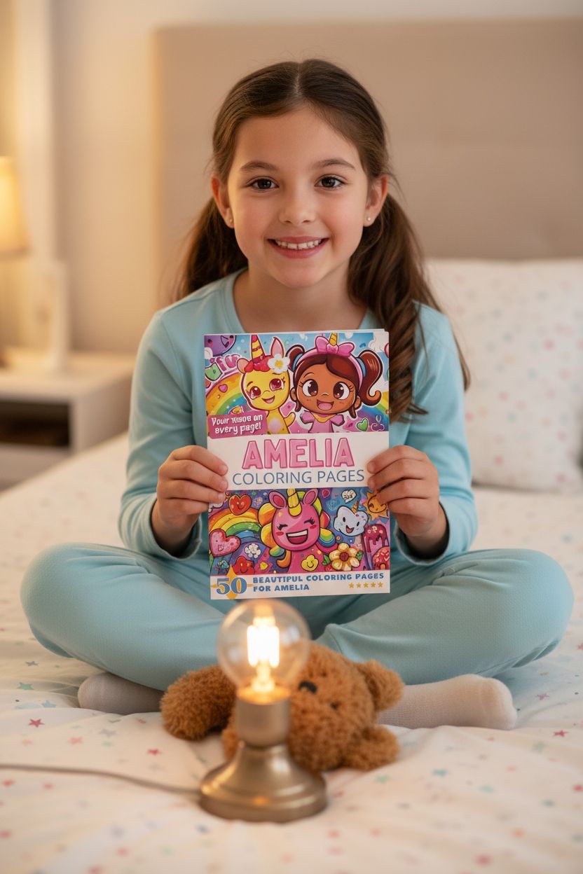 Amelia personal coloring pages