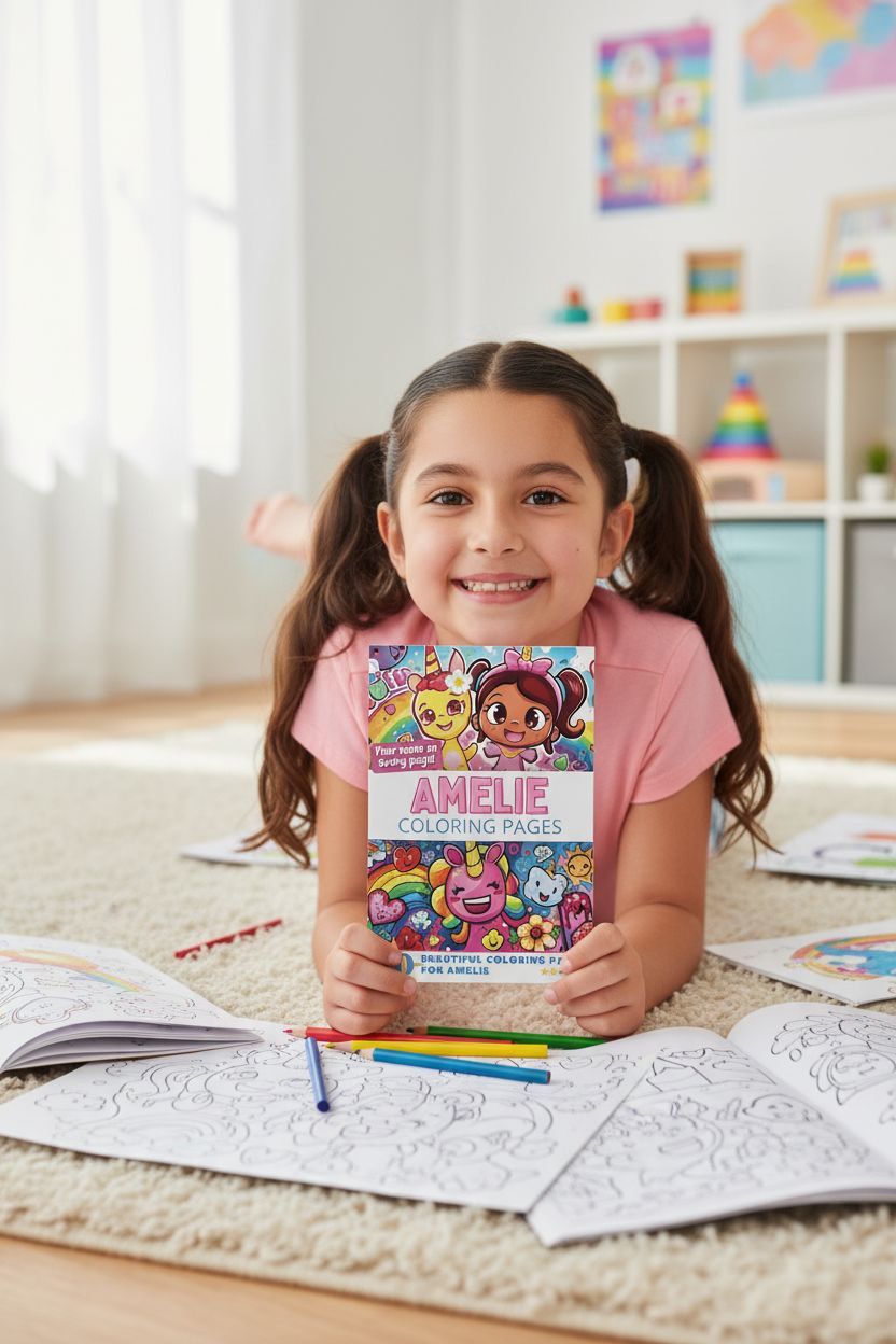 Amelie personal coloring pages