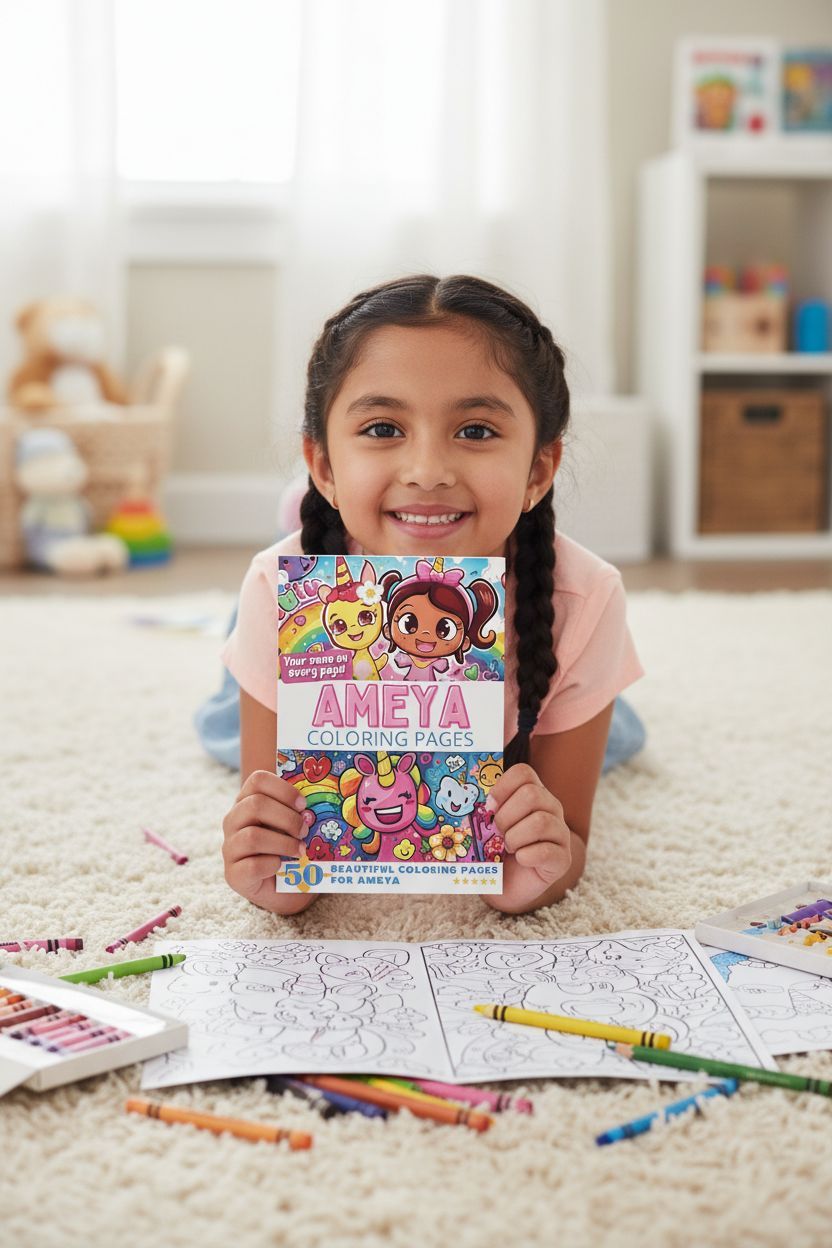 Ameya personal coloring pages