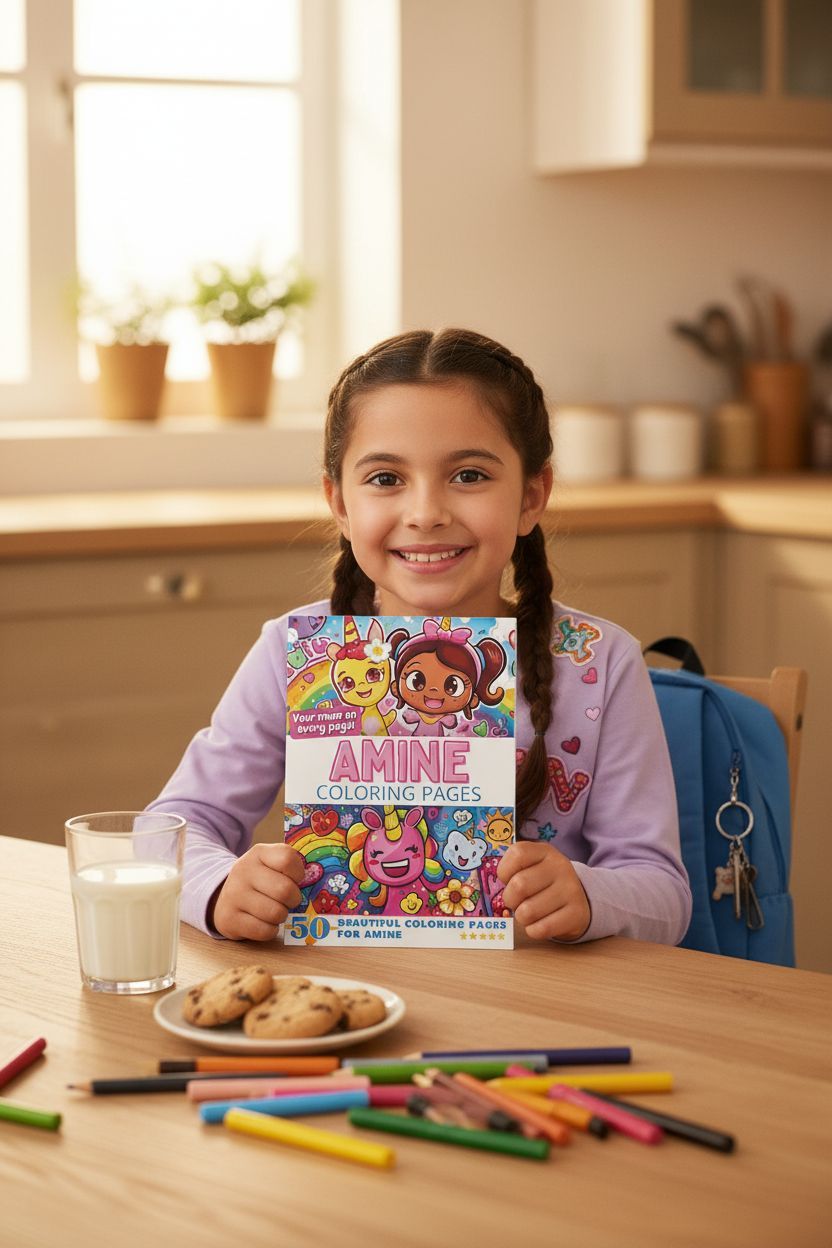 Amine personal coloring pages