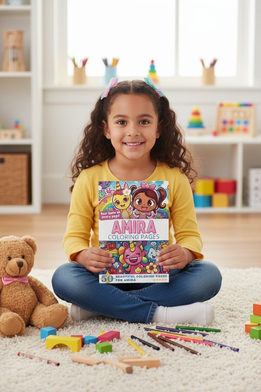 Amira personal coloring pages