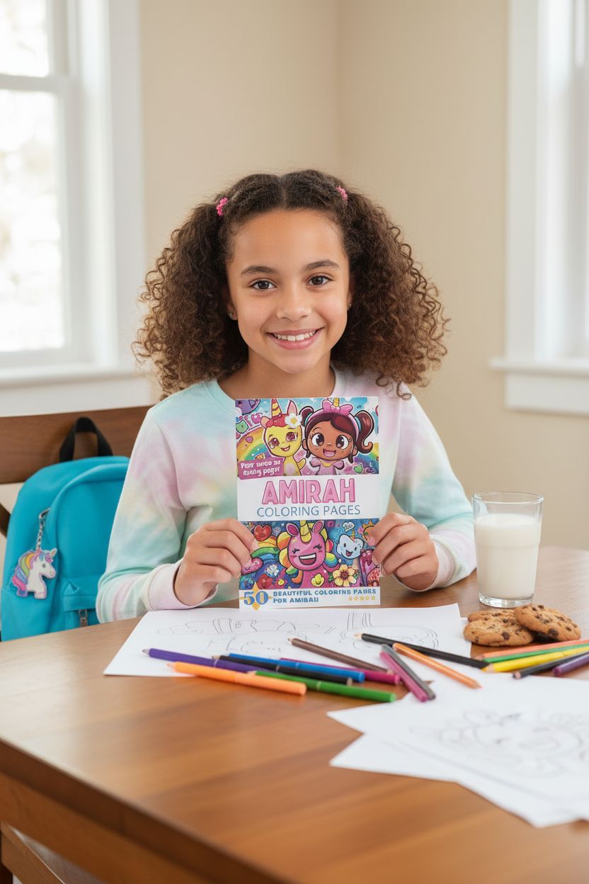 Amirah personal coloring pages