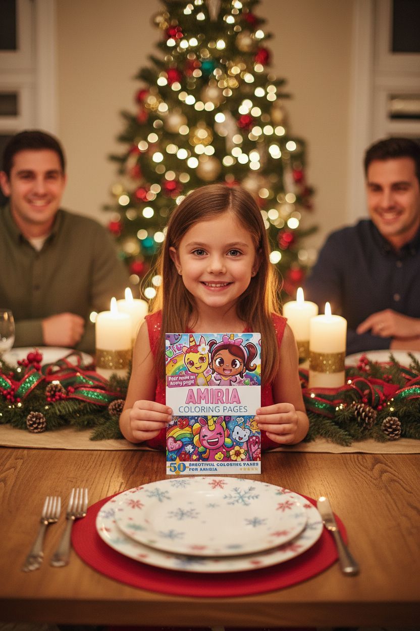 Amiria Christmas coloring pages gift