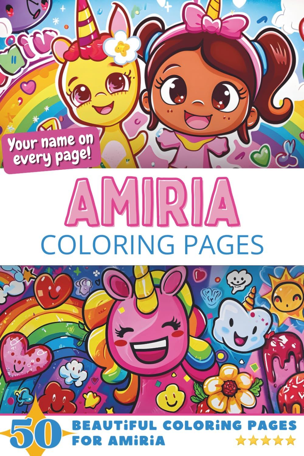 Amiria Coloring Book Cover