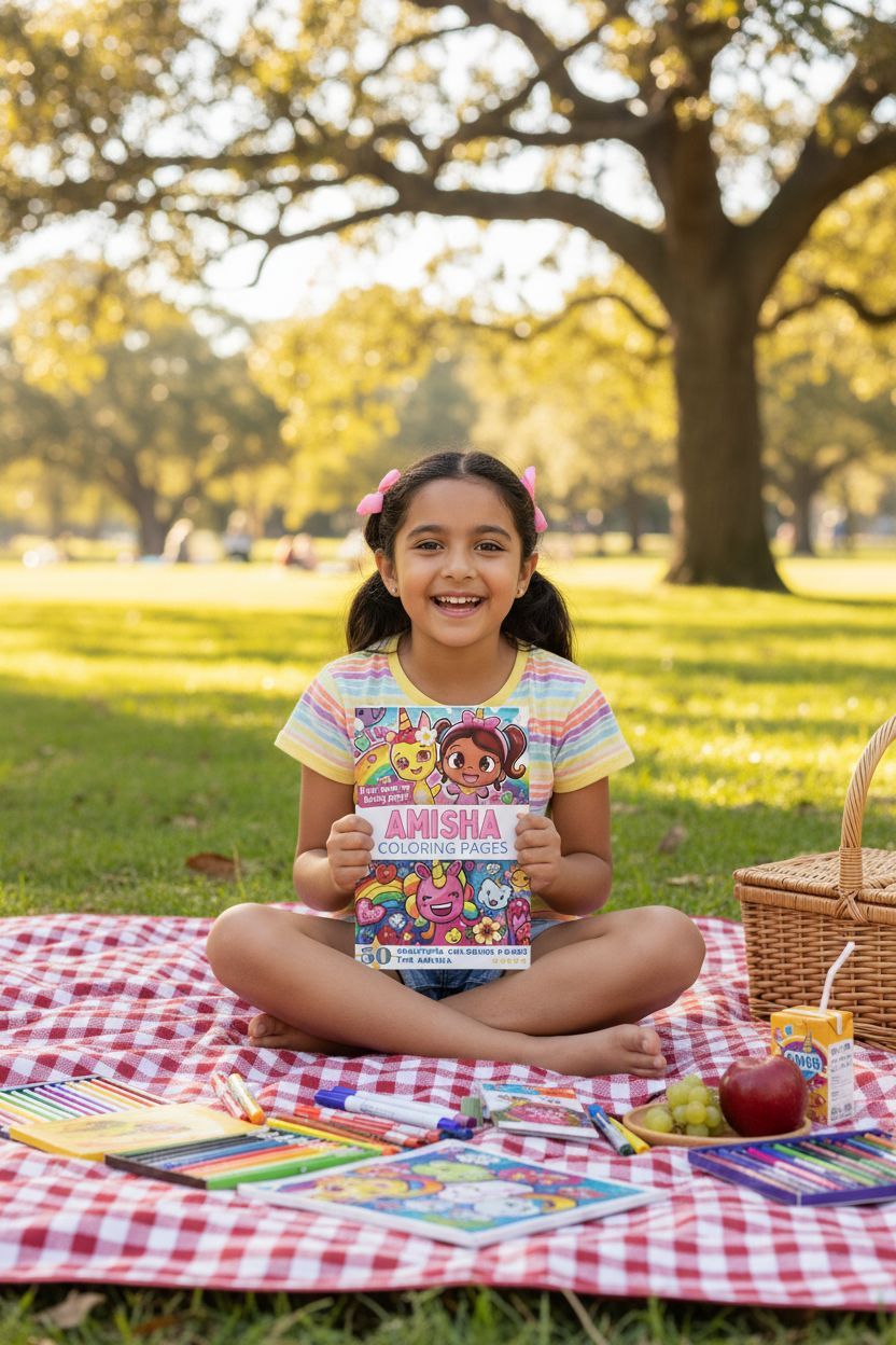 Amisha personal coloring pages