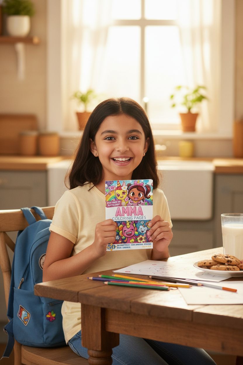 Amma personal coloring pages