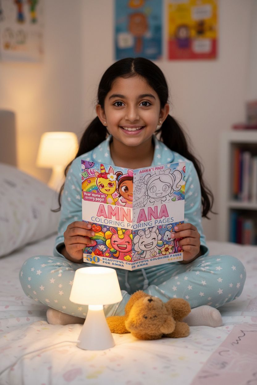 Amna personal coloring pages