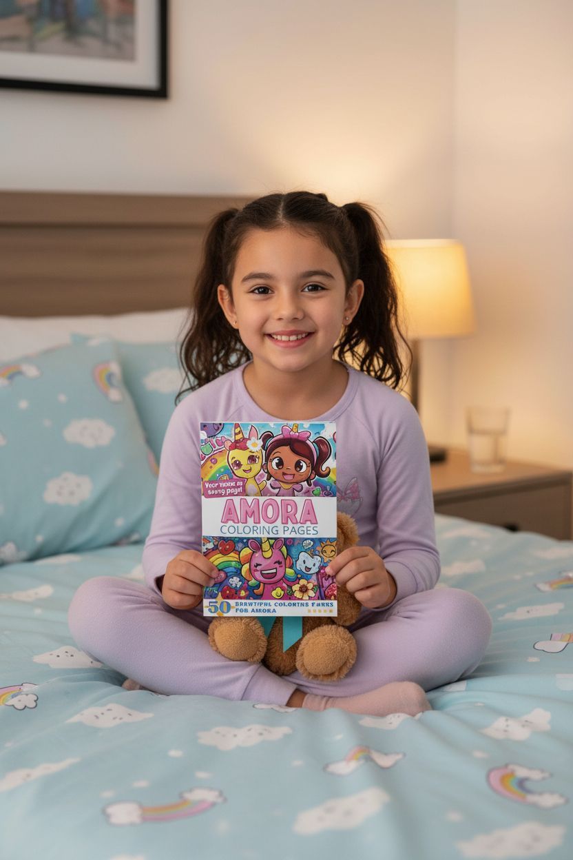 Amora personal coloring pages