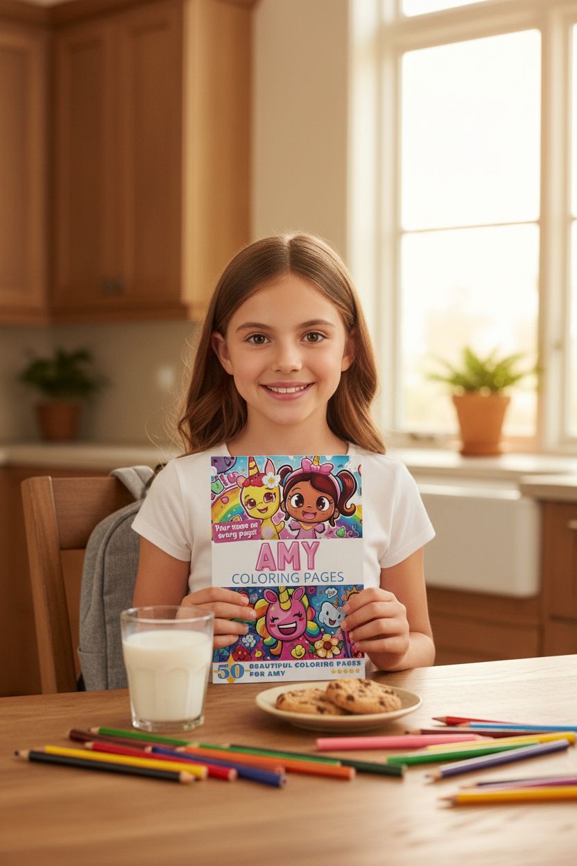 Amy personal coloring pages