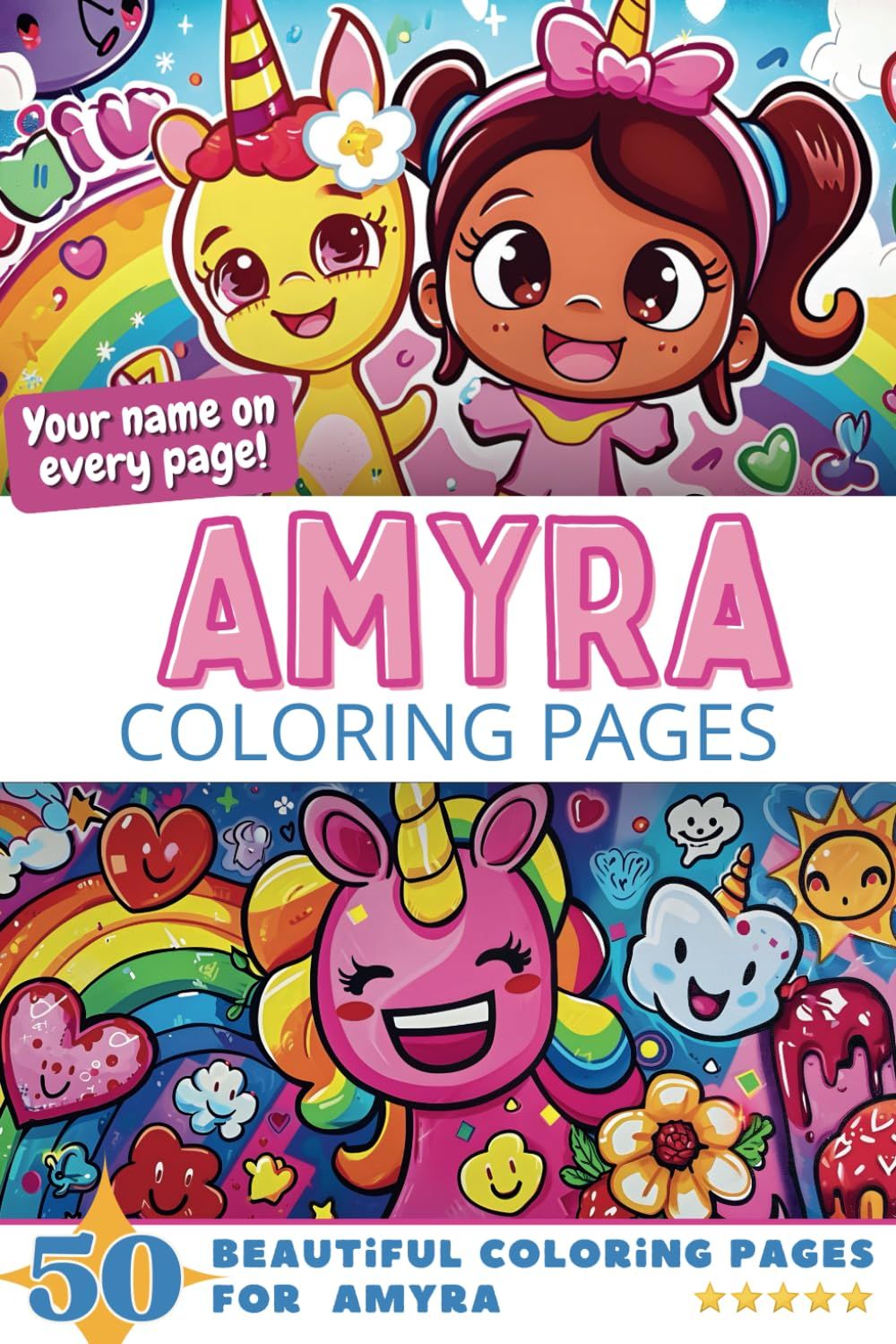 Amyra Coloring Book Cover
