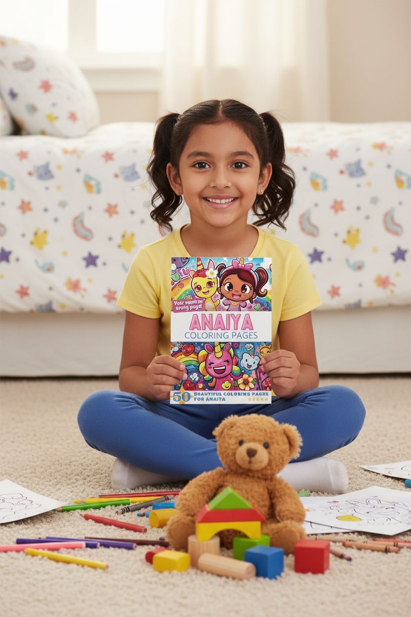 Anaiya personal coloring pages