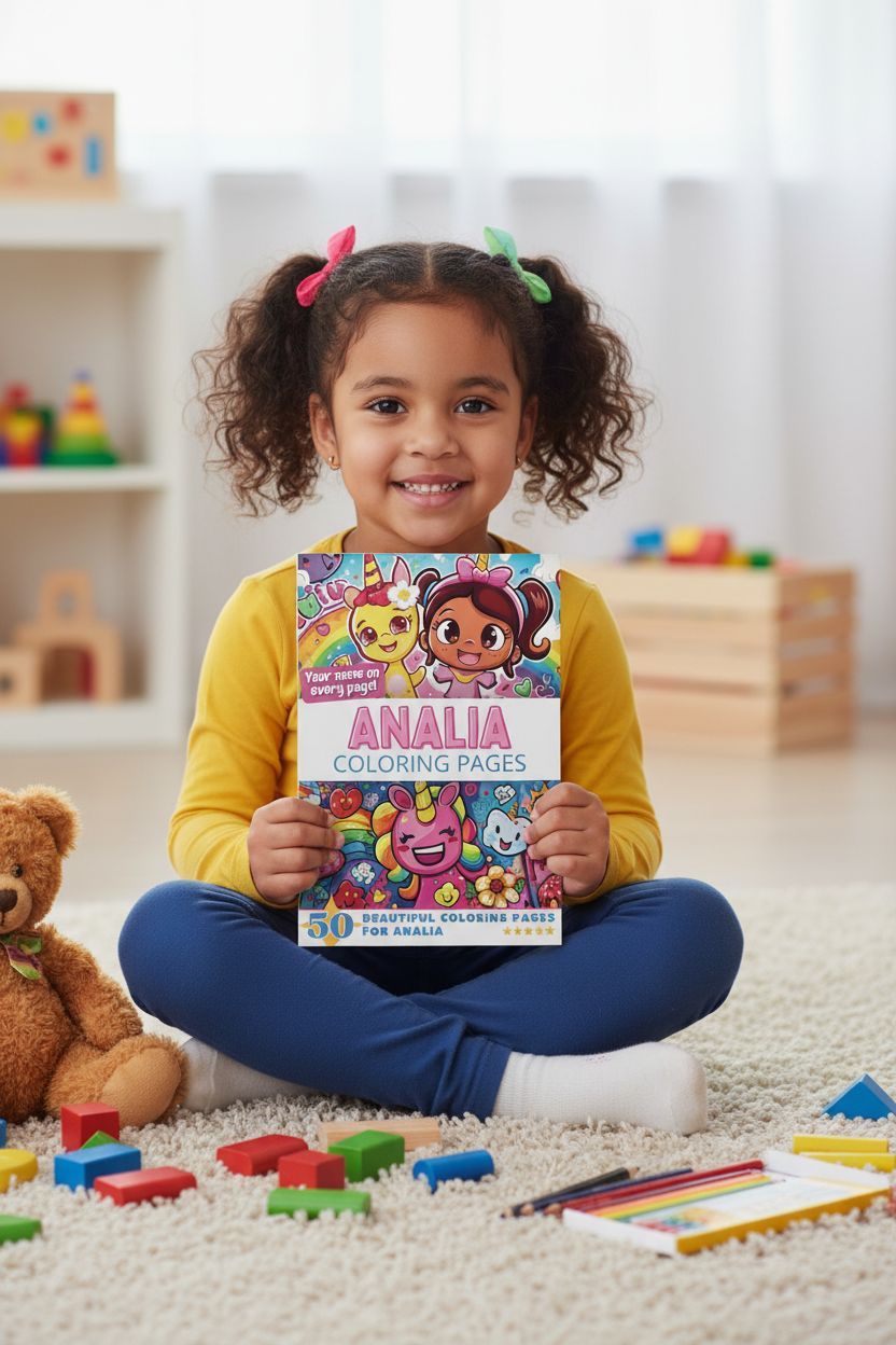 Analia personal coloring pages