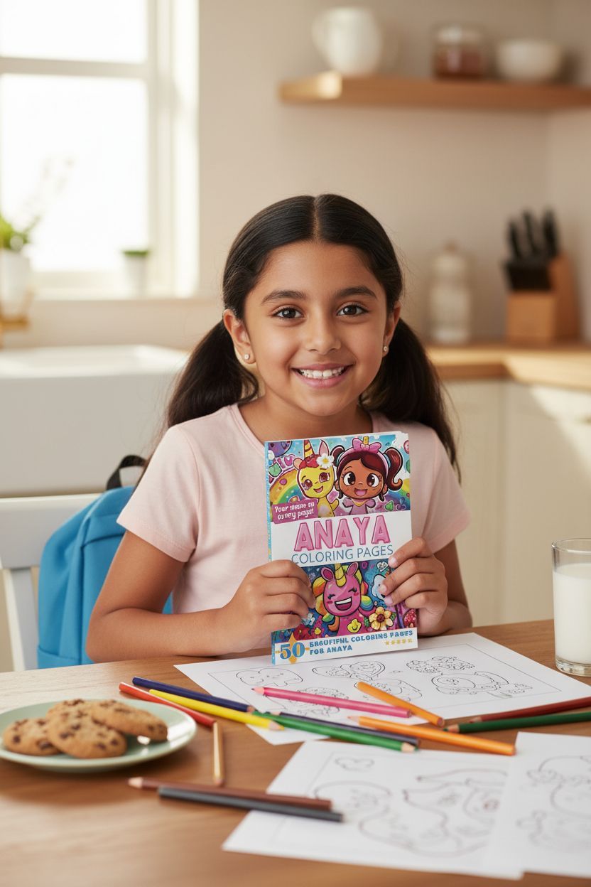 Anaya personal coloring pages