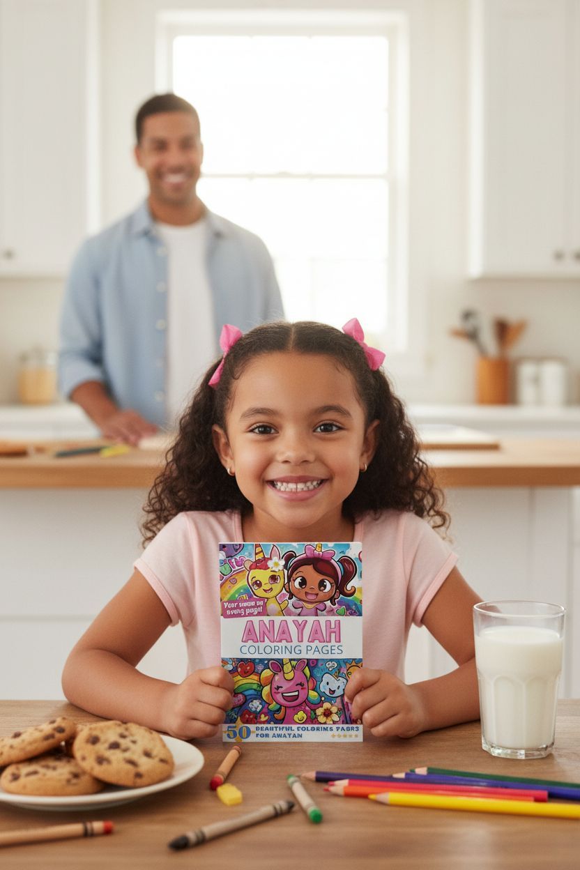 Anayah personal coloring pages