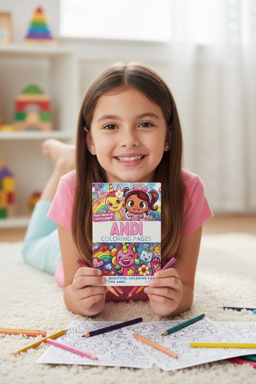 Andi personal coloring pages