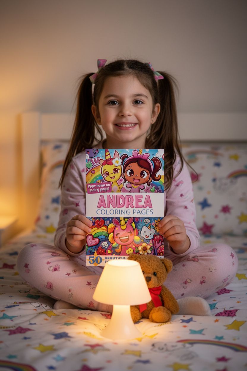 Andrea personal coloring pages