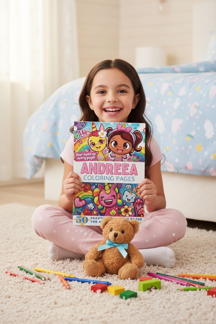 Andreea personal coloring pages