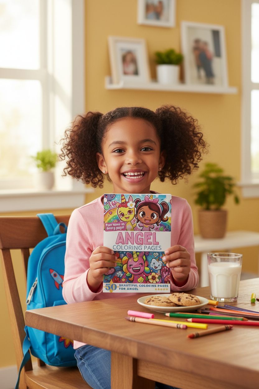 Angel personal coloring pages