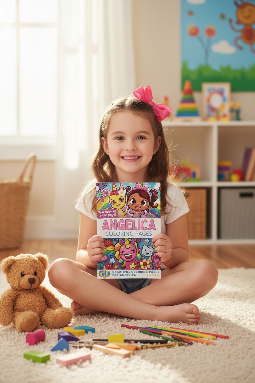 Angelica personal coloring pages