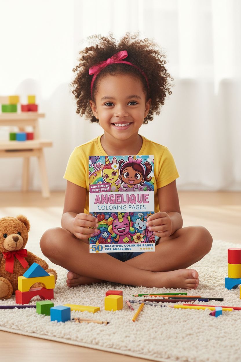 Angelique personal coloring pages