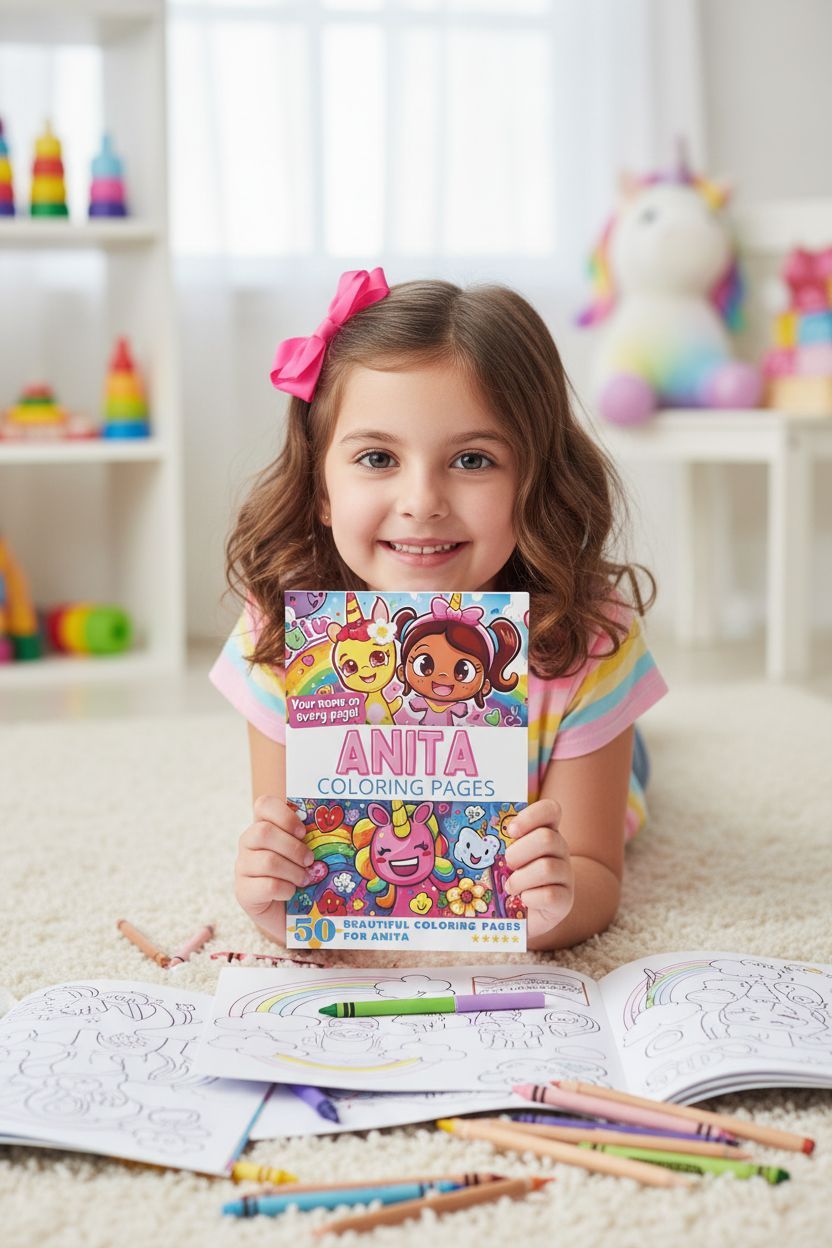 Anita personal coloring pages