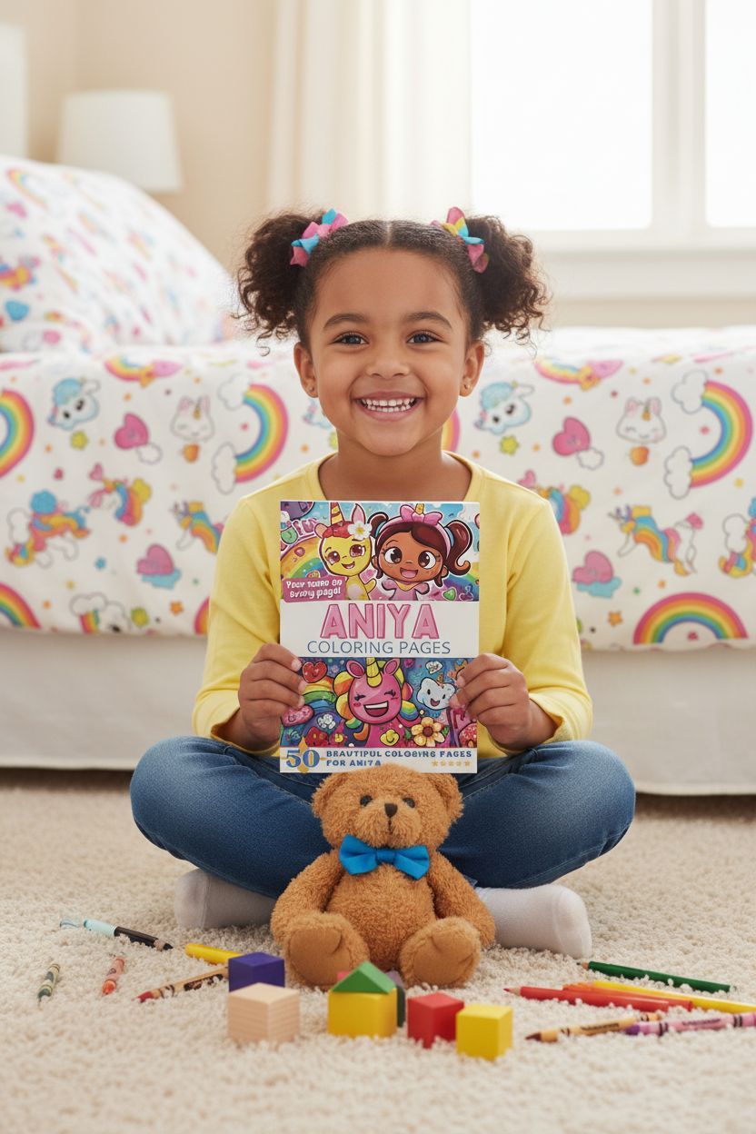 Aniya personal coloring pages