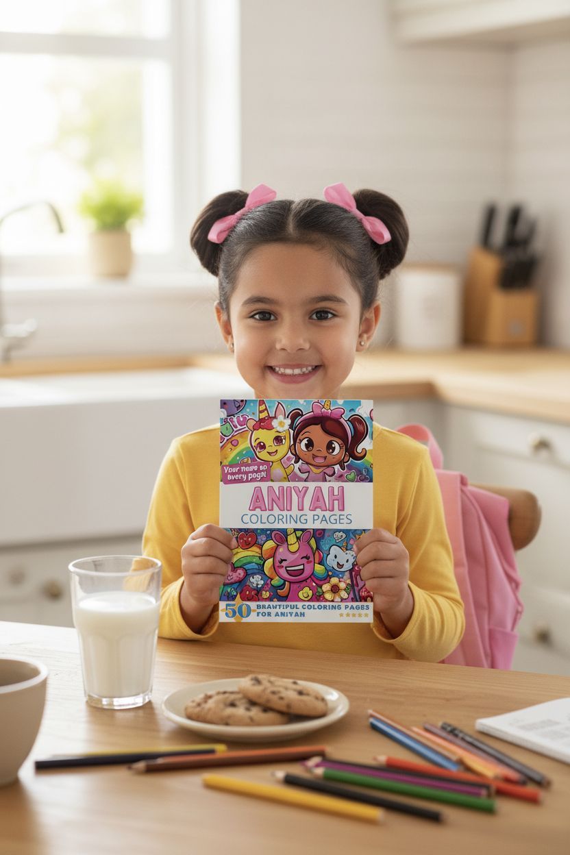 Aniyah personal coloring pages