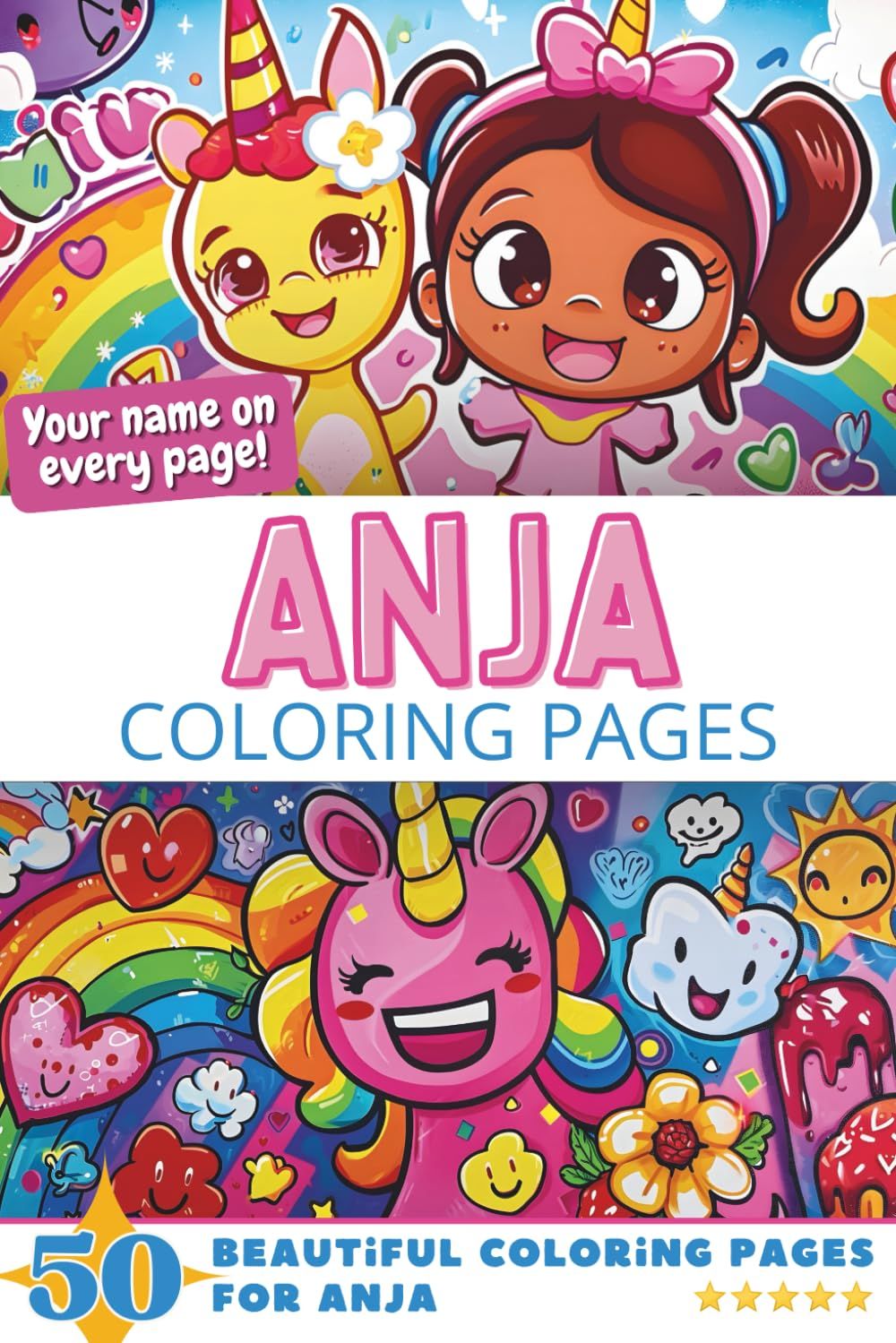 Anja Coloring Book Cover
