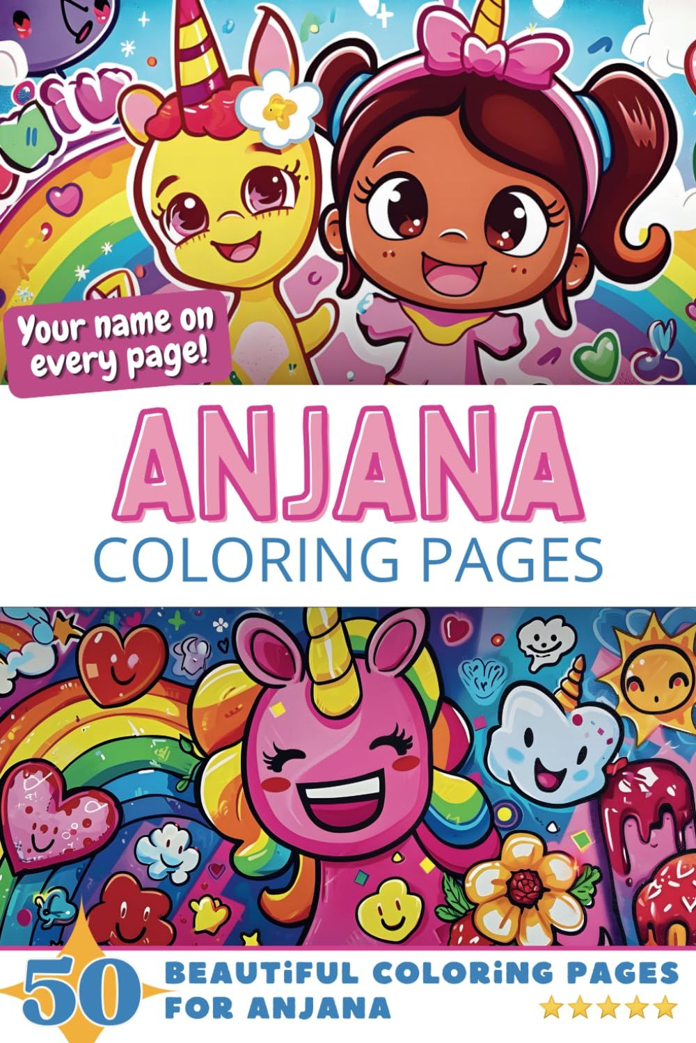 Anjana Coloring Book Cover