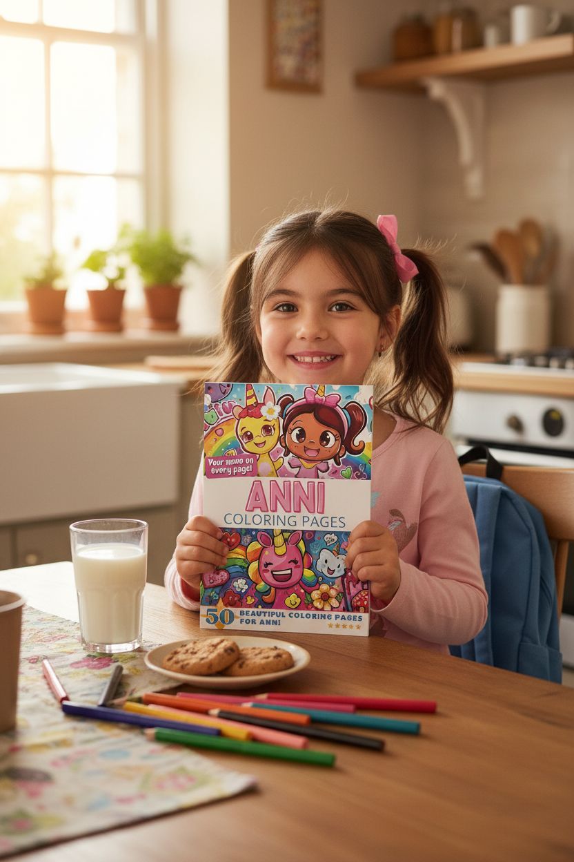 Anni personal coloring pages