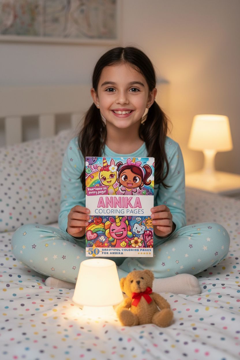 Annika personal coloring pages