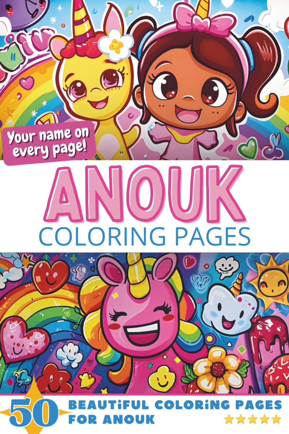Anouk Coloring Book Cover