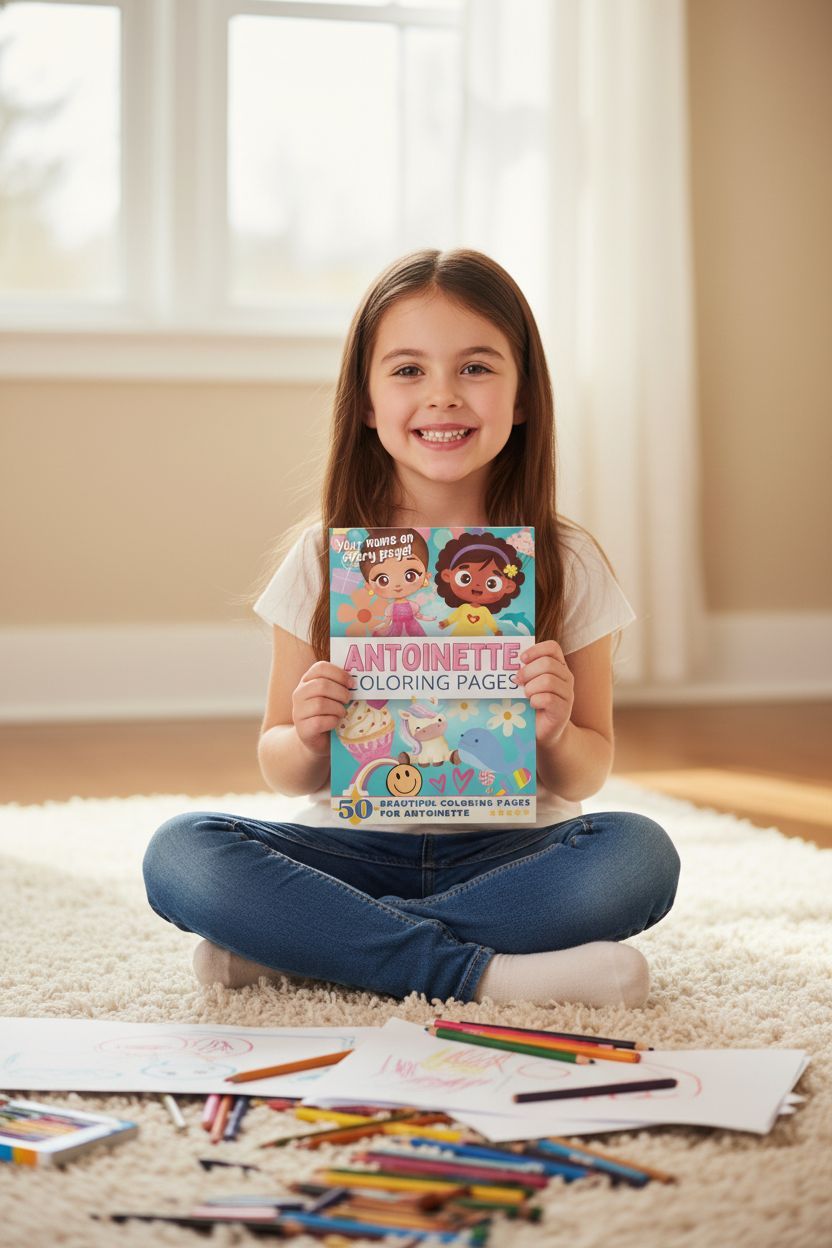 Antoinette personal coloring pages