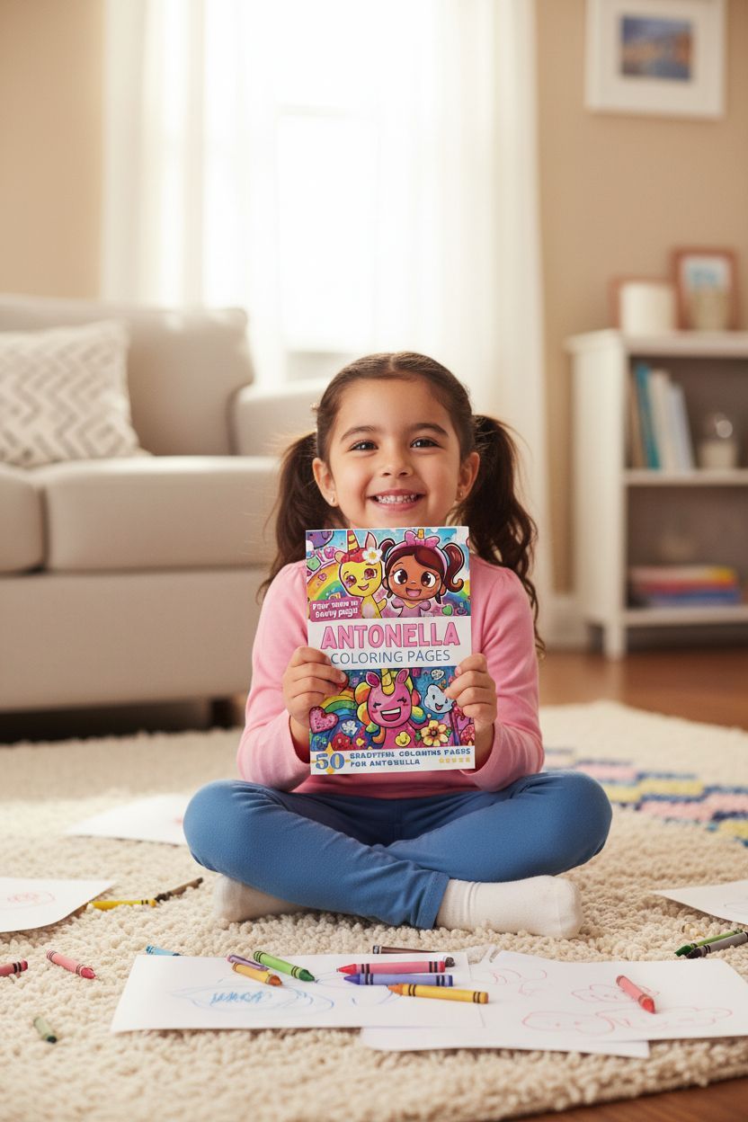 Antonella personal coloring pages