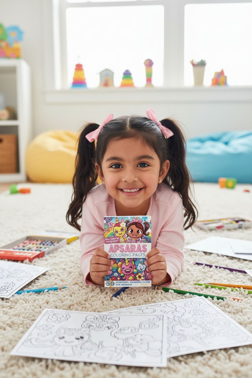 Apsaras personal coloring pages