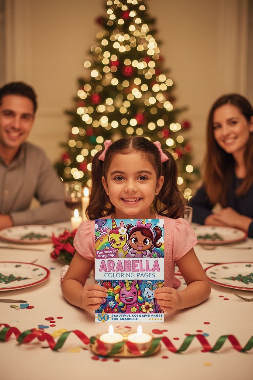 Arabella Christmas coloring pages gift