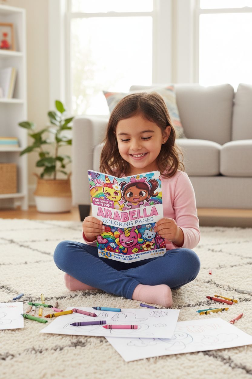 Arabella personal coloring pages