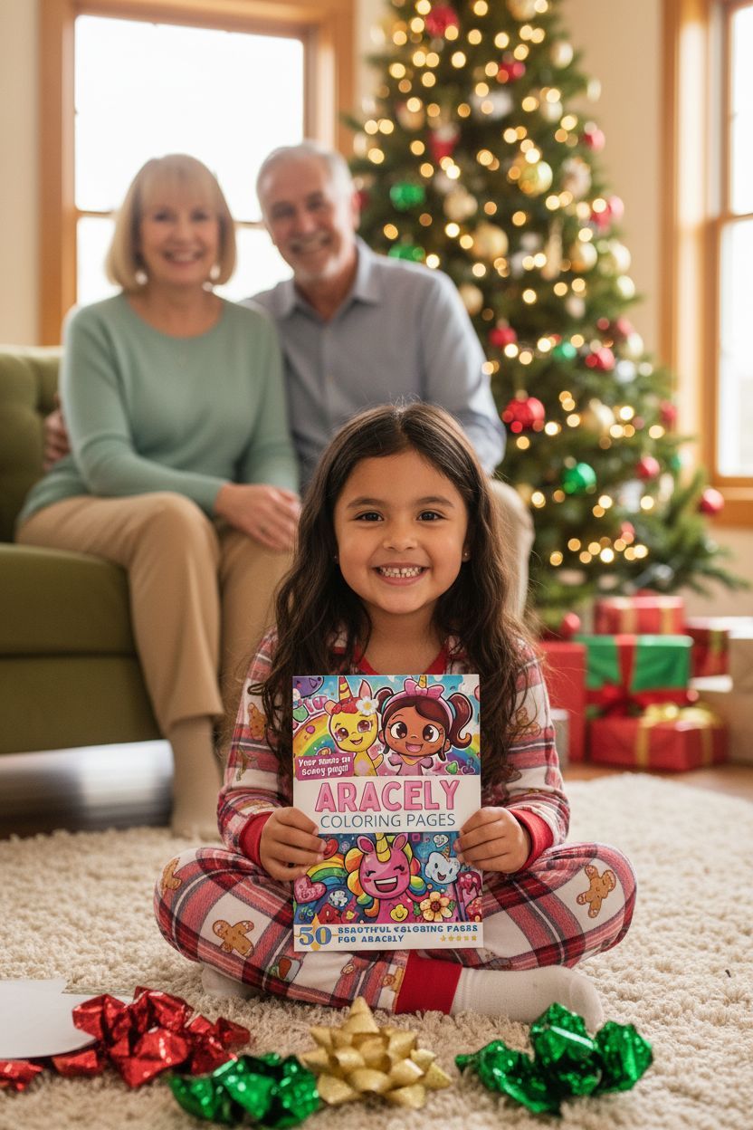 Aracely Christmas coloring pages gift