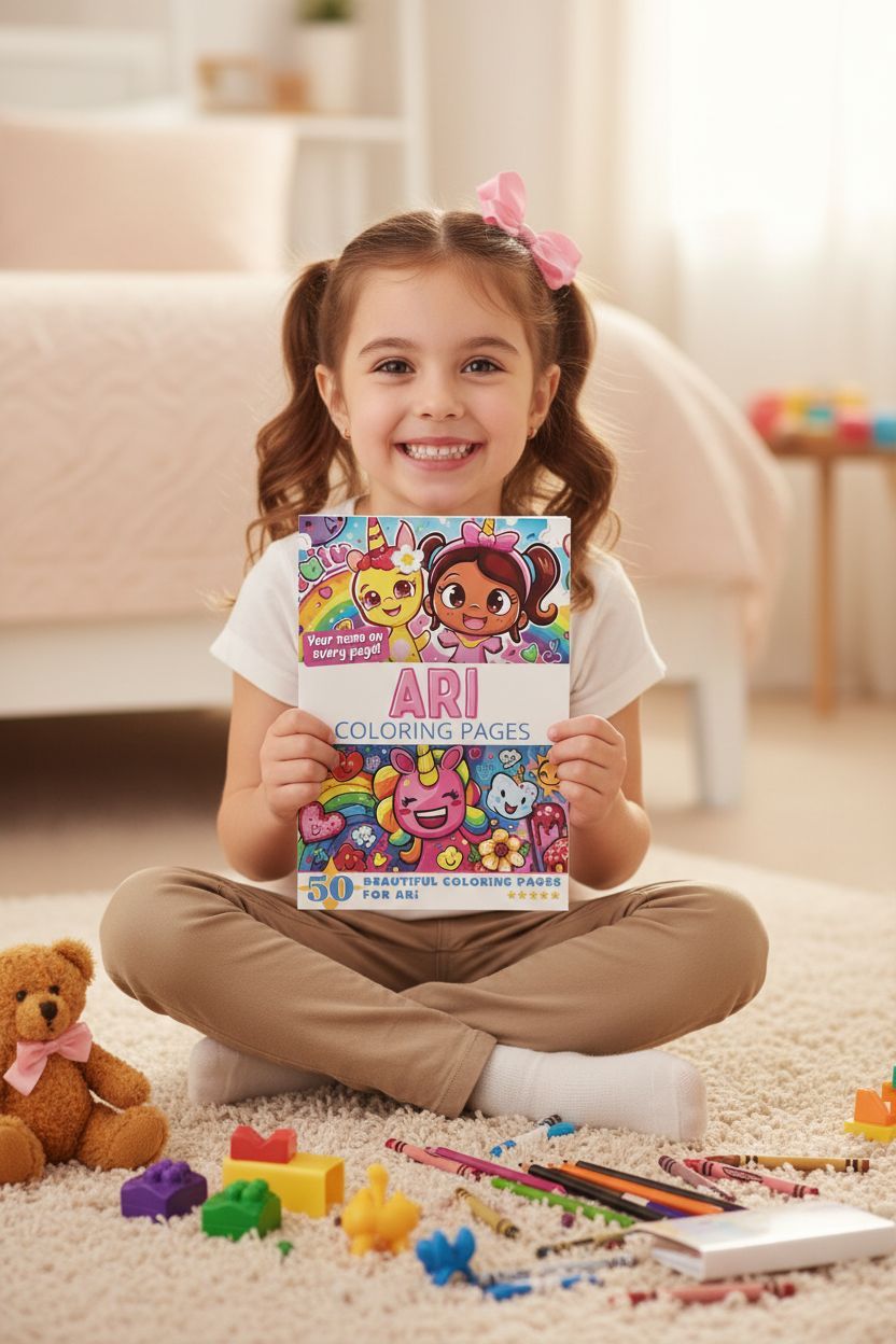 Ari personal coloring pages