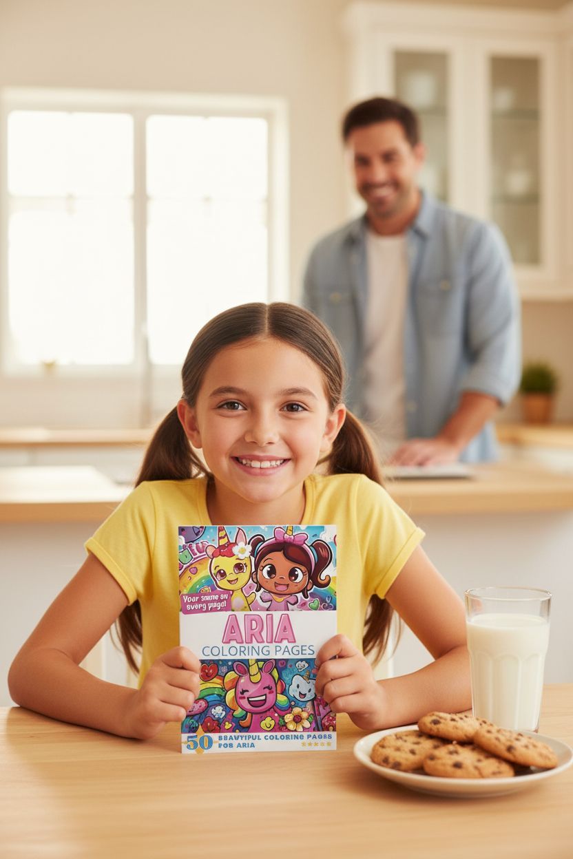 Aria personal coloring pages