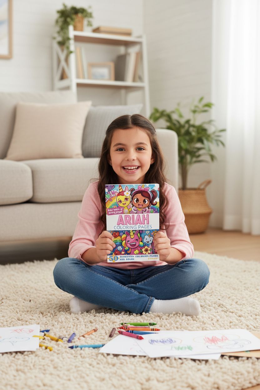 Ariah personal coloring pages