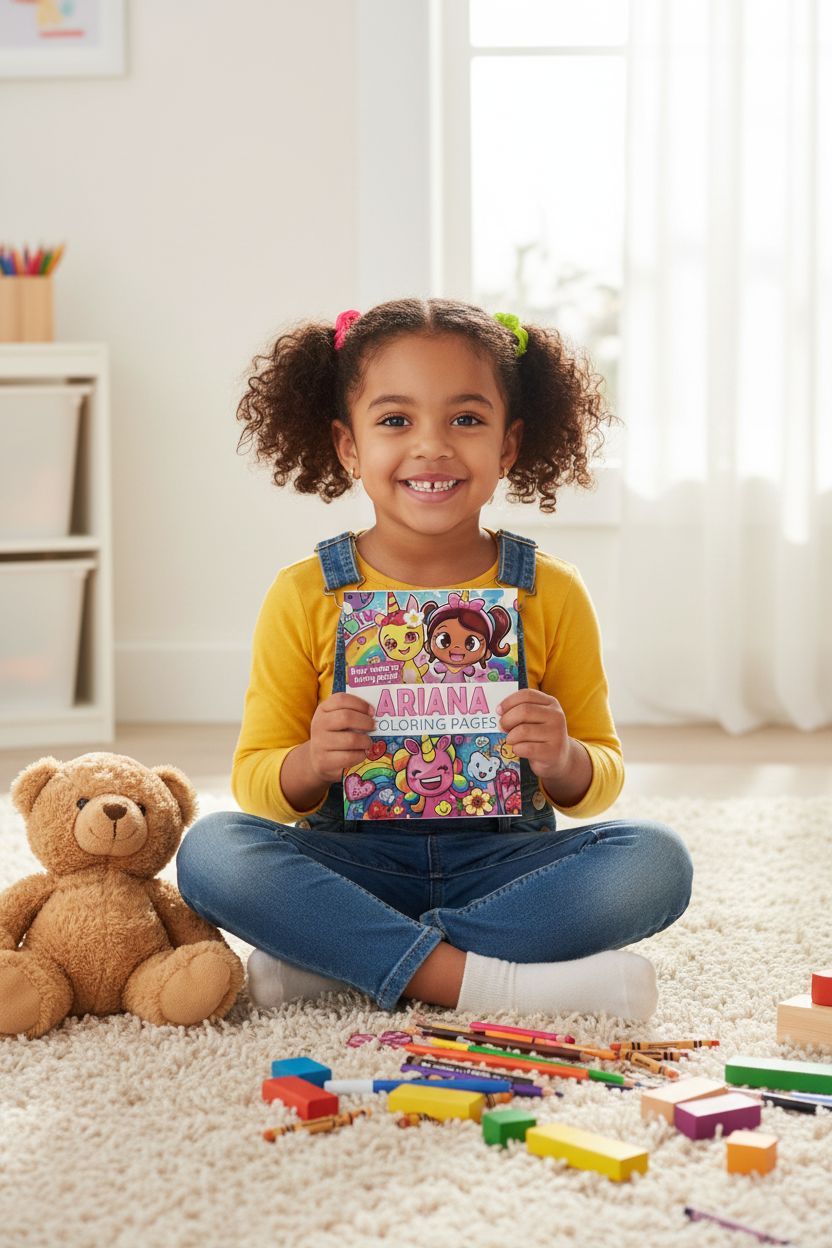 Ariana personal coloring pages