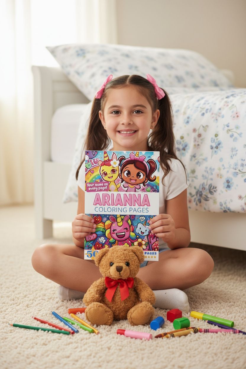 Arianna personal coloring pages