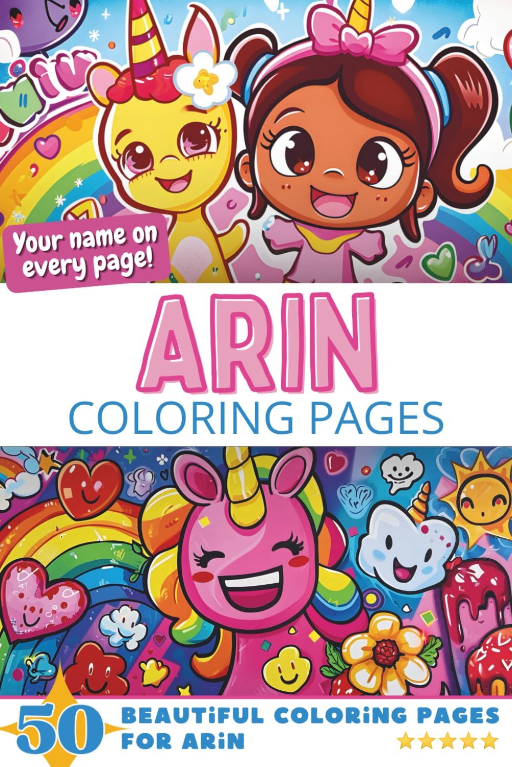 Arin Coloring Book Cover