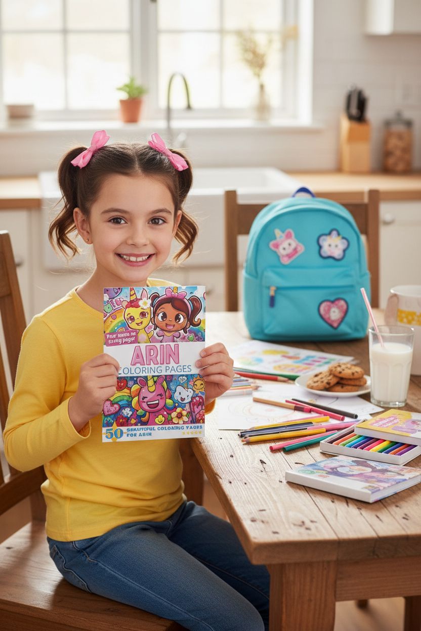 Arin personal coloring pages