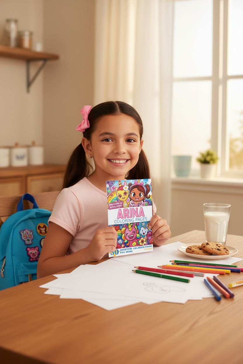 Arina personal coloring pages