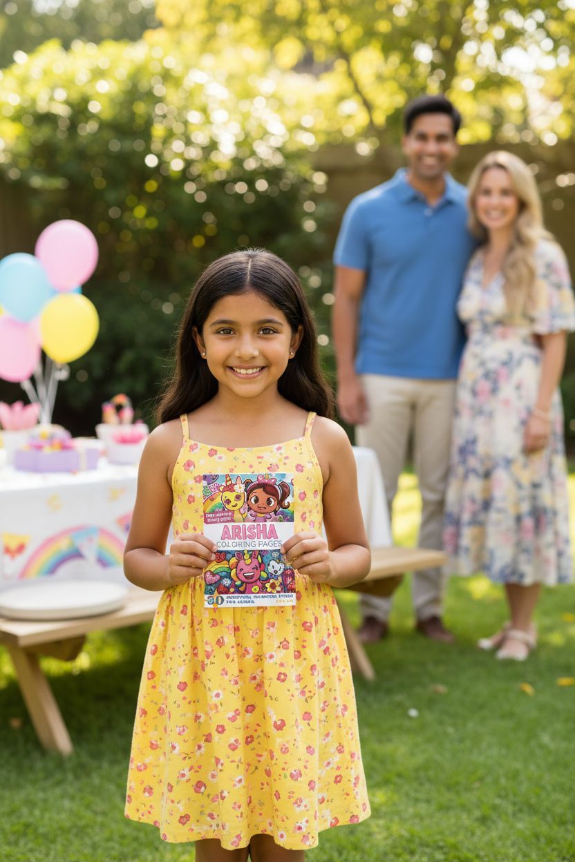 Arisha coloring book in use