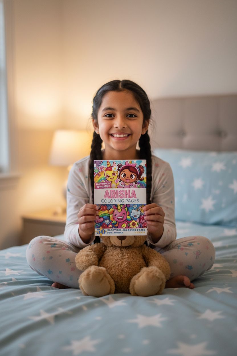 Arisha personal coloring pages