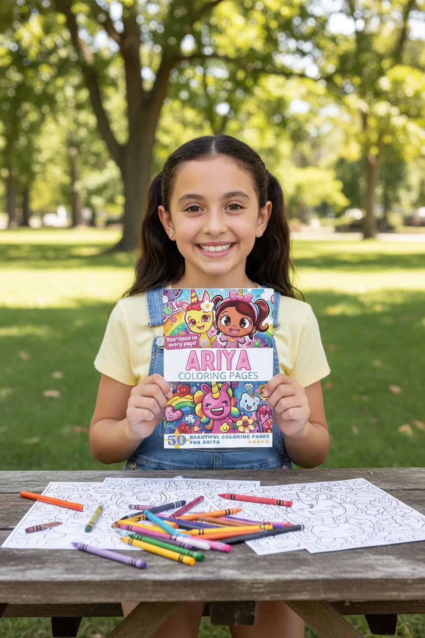 Ariya personal coloring pages
