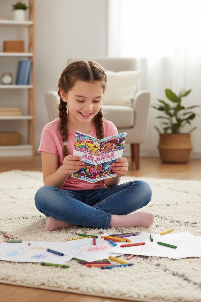 Arjuna personal coloring pages